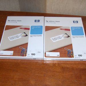 Address Labels 1" x 2 5/8" 6000 total. HP Inkjet or Laser